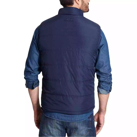 Weatherproof Vintage Men's Reversible Navy Vest size M. - Picture 5 of 11